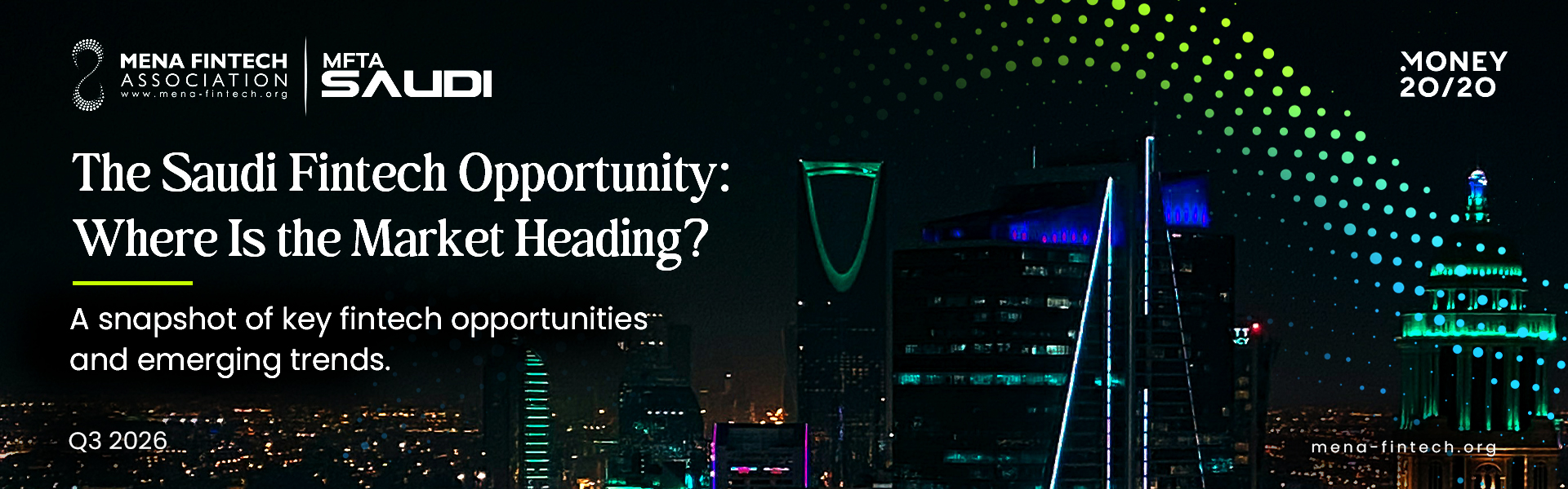 MFTA and Money20/20 Middle East Release Saudi Fintech Playbook, Highlighting Opportunities Beyond Digital Payments